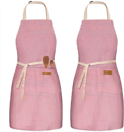 BeLuyi 2 Pack Adjustable Bib Apron by BELUYI