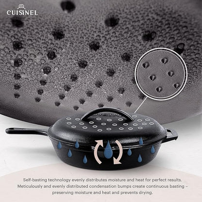 Cuisinel Cast Iron Skillet - Image 4