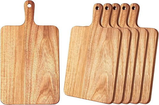 ZeQi 6 PCS Acacia Wood Cutting Board by ZeQi