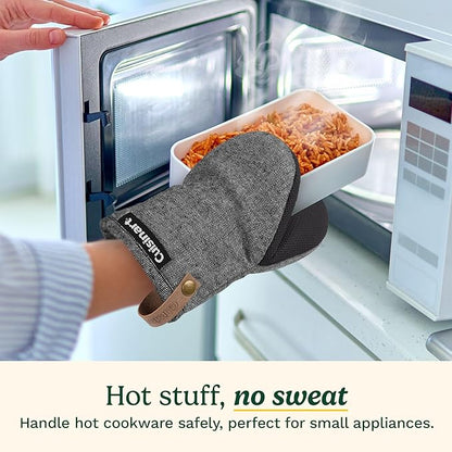 Cuisinart Heritage Mini Oven Mitts – 5.5” x 7” Heat-Resistant Kitchen Mitts - Image 2
