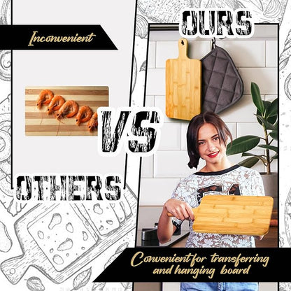 Nuenen 50 Pcs Wood Cutting Board - Image 3