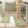 KIMODE Anti Fatigue Kitchen Mats 20"x59"+20"x32", Farmhouse Kitchen Rugs Sets by StayinComfortCookwithJoy