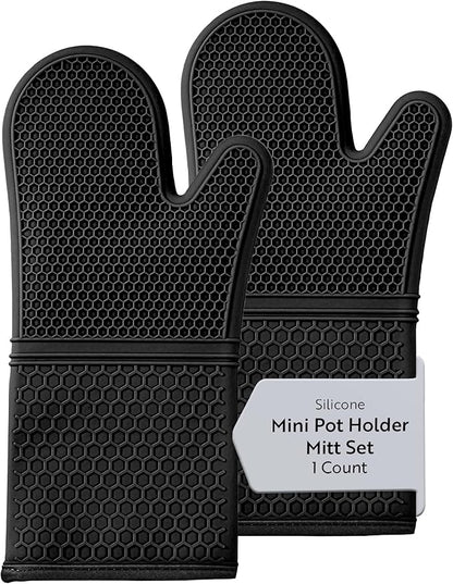 Restaurantware 2-Piece Silicone Oven Mitts Set 1 Case of 13.98 x 7.28 x 1.57 by Restaurantware