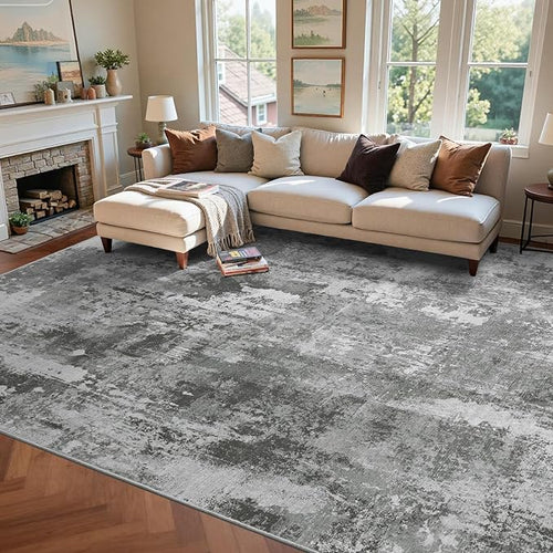 8x10 Ft Large Area Rugs for Living Room, Soft Non-Slip Washable Rugs Modern by Cuzwlovita