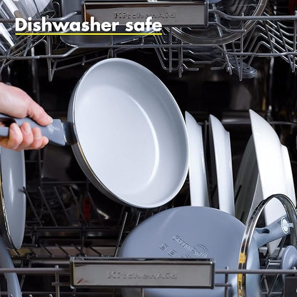 GreenPan Dover Healthy Ceramic Nonstick, Dishwasher Safe, Comfort Grip Handle - Image 7