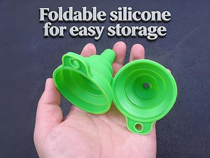 6pcs Kitchen Funnels for Filling Bottles, Small/Medium/Large Food Grade - Image 8