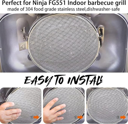 2PCS Stainless Steel Splatter Shield - Image 2