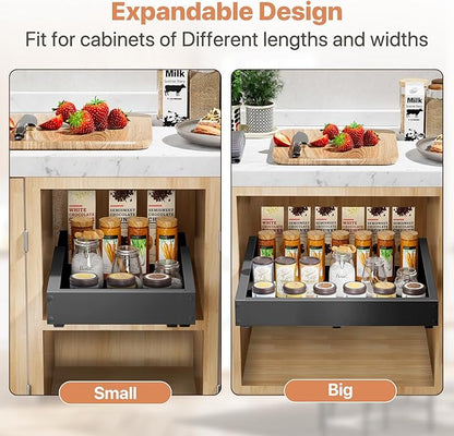 1 Pack Pull out Cabinet Organizer, Width Depth, - Image 8