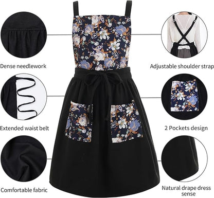 Pinknoke Vintage Pinafore Apron Dress - Image 5