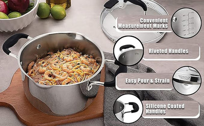 Rorence Stainless Steel Stock Pot - Image 7