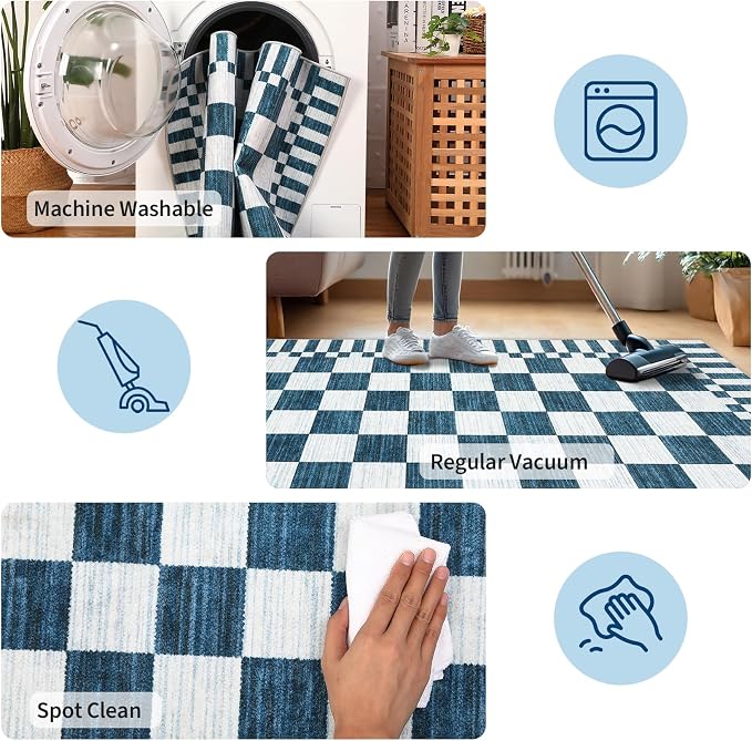 GarveeHome 9×12 Area Rugs for Living Room, Non-Slip Washable Rugs 9x12 - Image 8