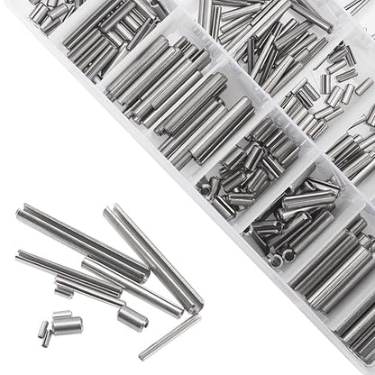 440Pcs 304 Stainless Steel Slotted Spring Pin Assortment Kit, M1.5 M2 M2.5 M3 - Image 3