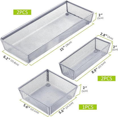 Neudeco Silverware Drawer Organizer, Utensil Organizer - Image 2