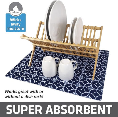 Drymate Jumbo XL Dish Drying Mat, Low-Profile, Super Absorbent, Quick Dry Fabric - Image 2