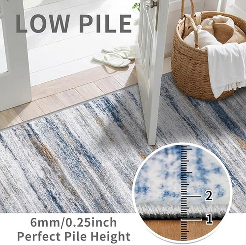 2x3 Small Washable Area Rug: Non-Slip Indoor Door Mat - Image 2