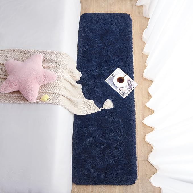 Chicrug Soft Runner Rugs for Bedroom Living Room Plush Fluffy Rug 2x5 Feet - Image 5