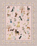 Washable Area Rug 8x10 Pink, Large Soft Dog Rugs by WelcometoBabovid