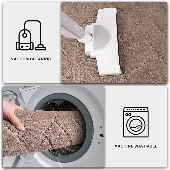 PURRUGS Dirt Trapping Door Mat 32" x 47", Non-Slip Machine Washable Entry Rug - Image 7