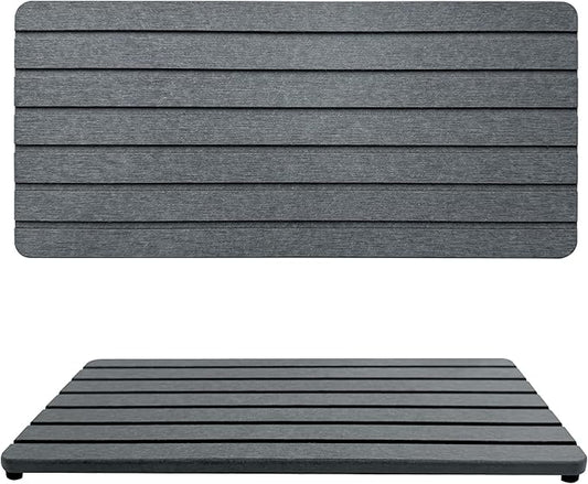 NiuYichee 2 PCS Water Absorbent diatomite Coasters, Stone Drying mat by NiuYichee