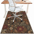 36"x60" Office Chair Mat for Hardwood Tile Floor, Under Desk Carpet Protector by BESBLEE
