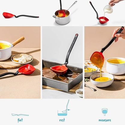 Dreamfarm Fladle Fold-Flat, Space-Saving Serving & Cooking Ladle Measures up to - Image 4