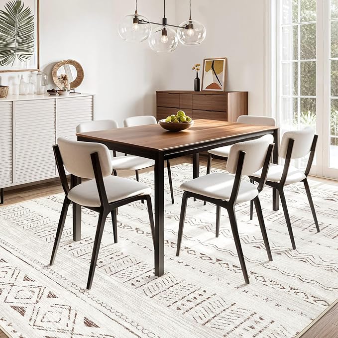 cotiled 10x12 Area Rugs Living Room Rug: Washable Boho Rugs - Image 9