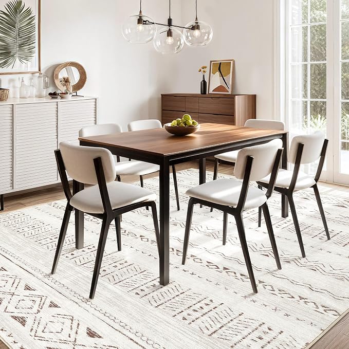 cotiled 5x7 Area Rugs Living Room Rug: Washable Boho Rugs - Image 6