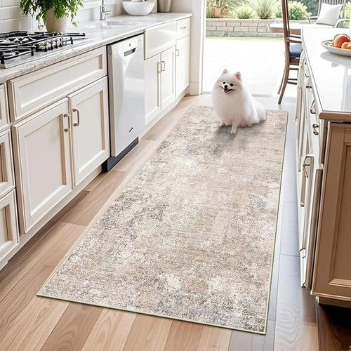 2x6ft Non-Slip Washable Kitchen Rug by BYYVOORugsforYourHome