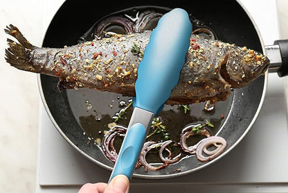 2 Pack Silicone Kitchen Tongs – 9" & 12" Set, Heat Resistant up to 500°F - Image 8