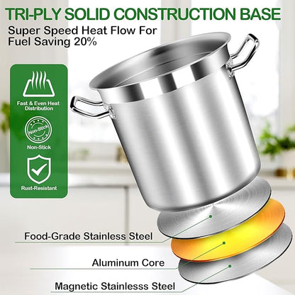 STOCKPOT Stock Pot 20 Quart - Image 2