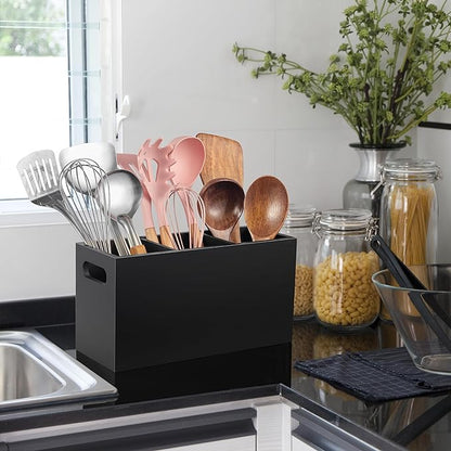 ALELION Black Kitchen Utensil Holder - Image 4