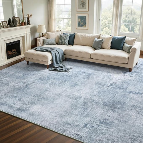 8x10 Ft Large Area Rugs for Living Room, Soft Non-Slip Washable Rugs Modern by Cuzwlovita