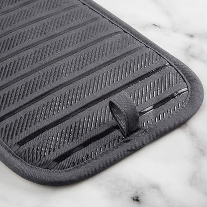 KitchenAid Albany Pot Holder 2-Pack Set, Charcoal Grey - Image 4