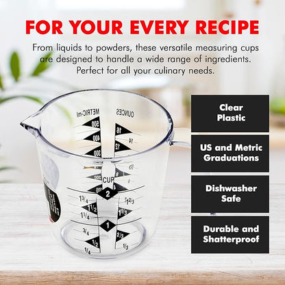 Chef Craft Select Plastic Measuring Cup, 2 Cup - Image 4