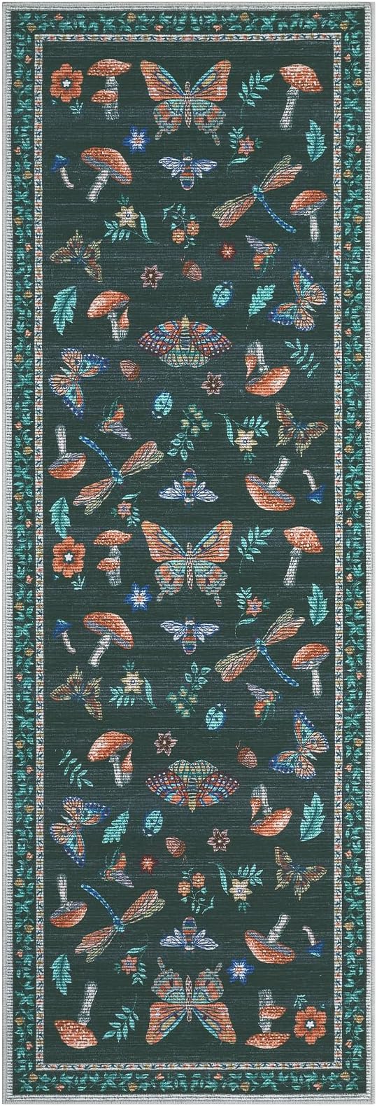 ROYHOME Mushroom Insect Rug 2x6 Runners - Image 4