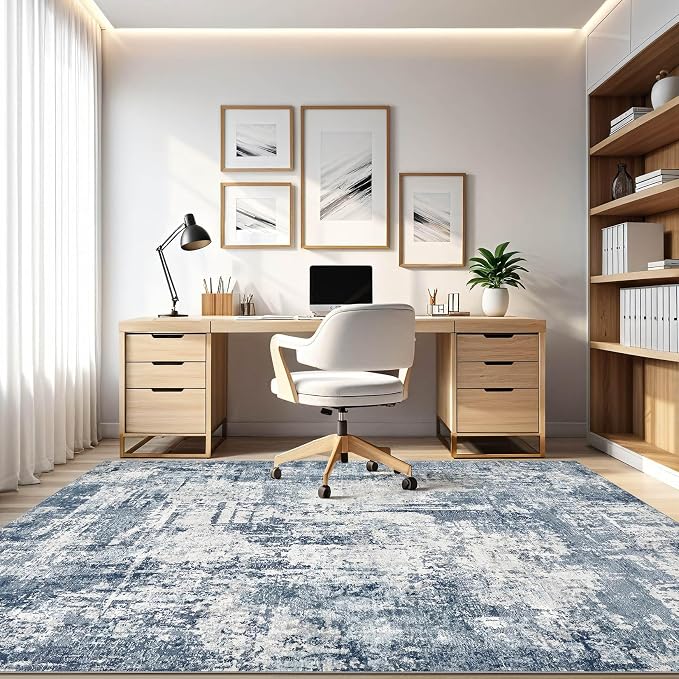 6X9 Area Rugs Living Room: Washable Large Abstract Soft Rug Stain Resistant - Image 8