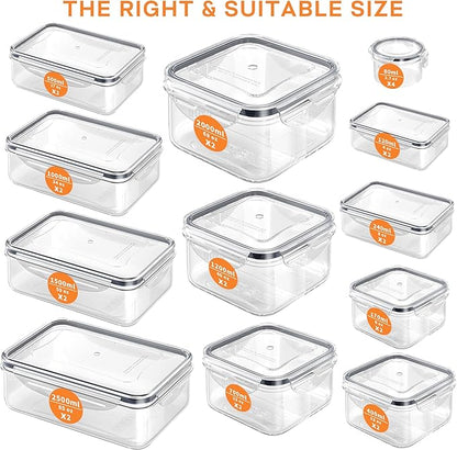 52 PCS Food Storage Containers - Image 2
