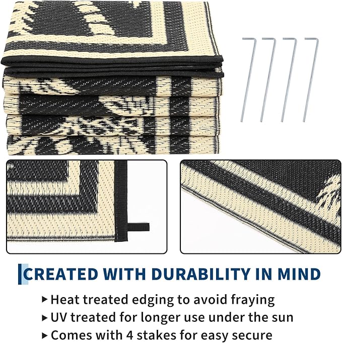 Garvee Outdoor Rug 5x8 Waterproof - Image 5