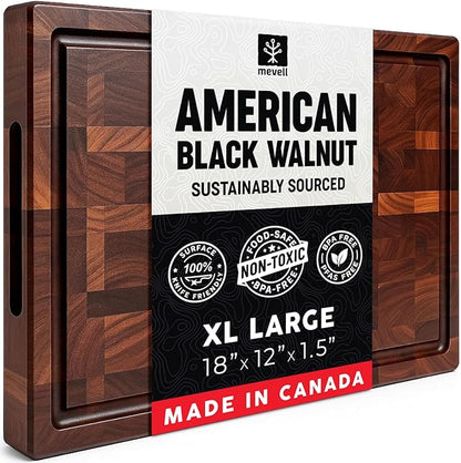 Mevell Walnut Wood Cutting Board by Mevell