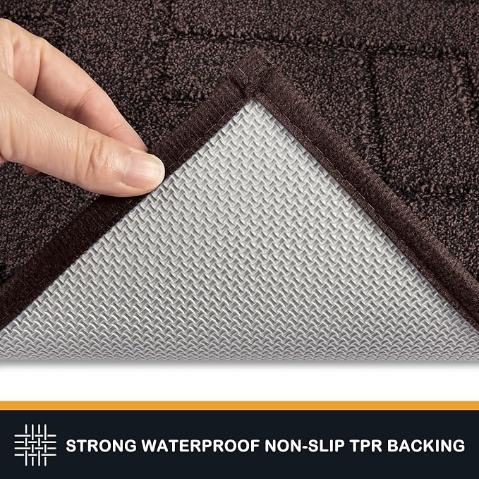 PURRUGS Dirt Trapping Door Mat 32" x 47", Non-Slip Machine Washable Entry Rug - Image 4