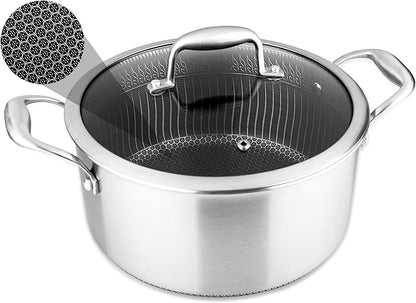 NutriChef 5 QT Stainless Steel Stew Pot by NutriChef%E2%84%A2Kitchen