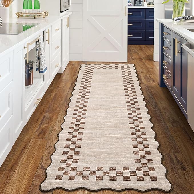 Rug Runners for Hallways 2x8 Washable Kitchen Runner Rug Non Slip Low Pile - Image 3