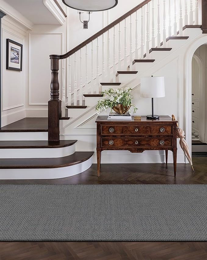Color&Geometry Door Mat 2'4"x8' Runner Rug - Image 2