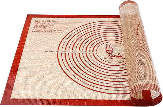 Non-slip Silicone Pastry Mat Extra Large by FolksySuperKitchen