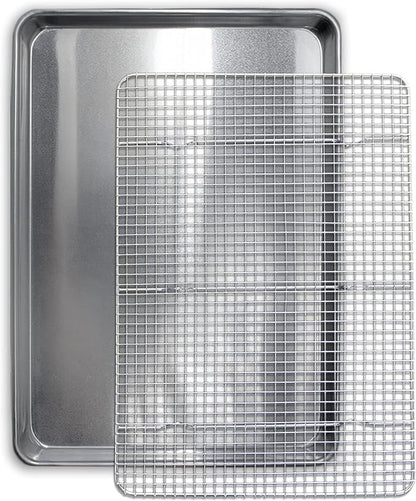 Commercial Quality Cookie Sheet and Rack by SaffronSageHomeLiving