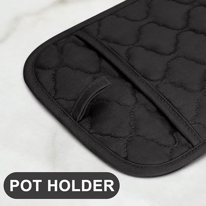 Oven Mitts Kitchen Towels and Dishcloths Pot Holders Sets, Oven Gloves Kitchen - Image 3