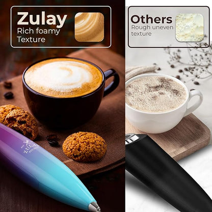 Zulay Kitchen Patented Tornado Triple Whisk Milk Frother - Image 6