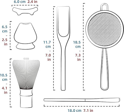 TEANAGOO Matcha Whisk Set, Bamboo Matcha Whisk - Image 7