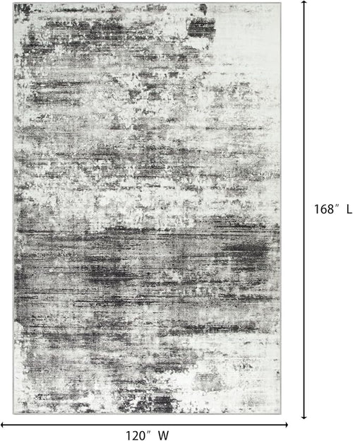 10x14 Area Rugs Washable Rug: Modern Abstract Living Room Rug Soft Anti-Skid - Image 2