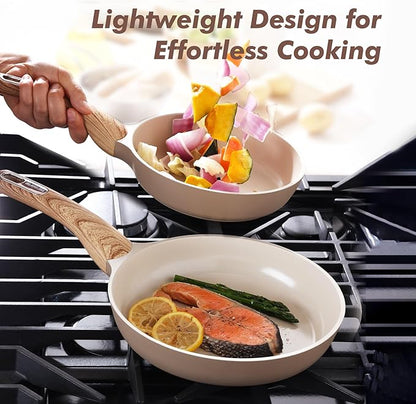 SENSARTE Ceramic Nonstick Frying Pan Skillet 11Inch Non Stick Omelette Pans - Image 6